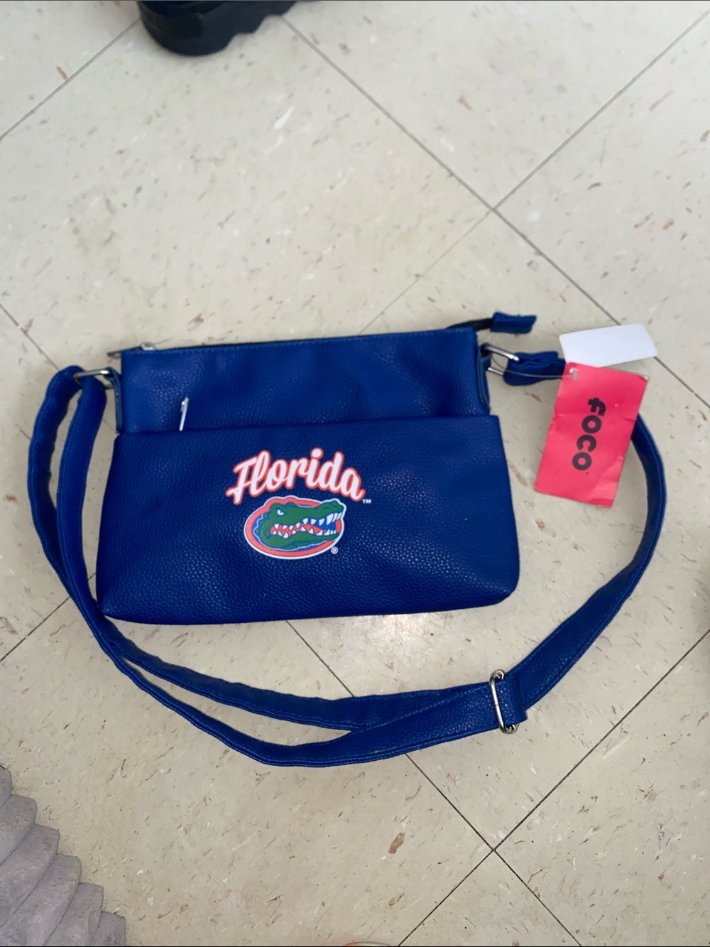 Forever Collectibles Royal Blue Florida Gators  Bag NWT and PREOWNED wallet